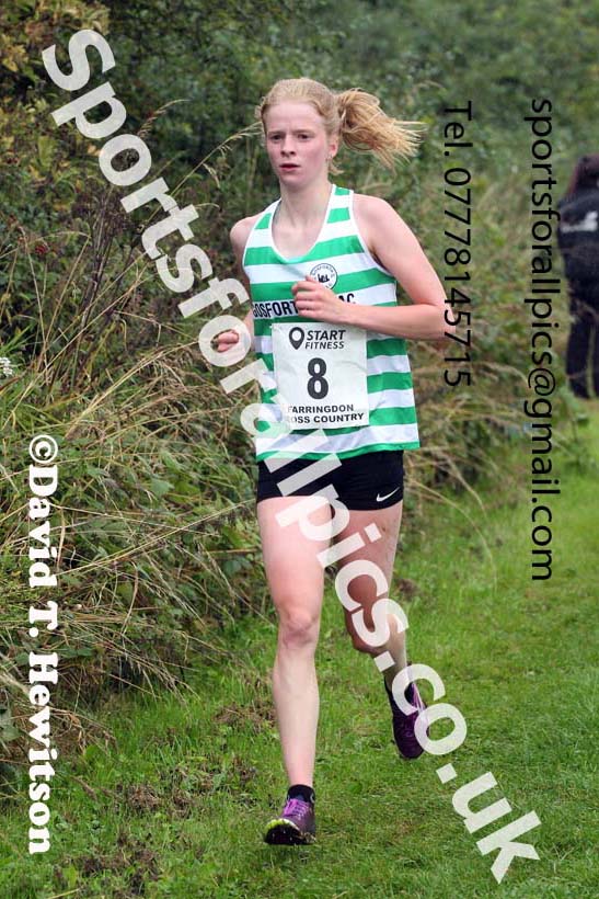 Senior Womens relay, 2021 Farringdon Open Cross Country, Sunderland . Photo: David T. Hewitson/Sports for All Pics